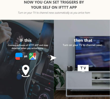 BroadLink RM4 Mini IR Universal Remote Control, Smart Home Automation Wi-Fi Infrared Blaster for TV Air Conditioner STB Audio, Works with Alexa, Google Home, IFTTT