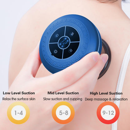 Cupping Therapy Massager, Smart and Portable for Daily Relaxing, Multi Functional Cupping Massager