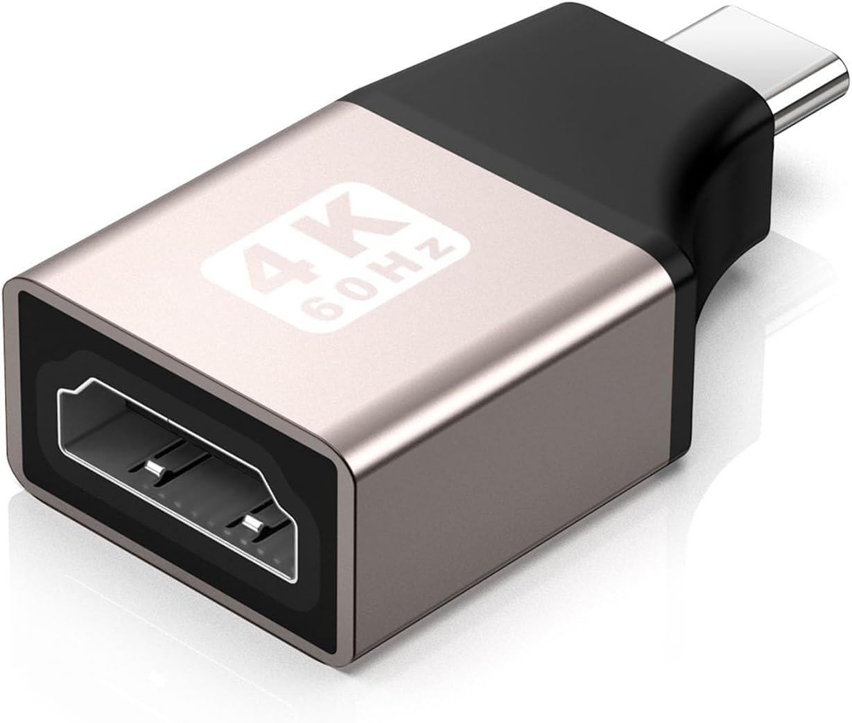 Argzm Highly Speed USB C HDTV Cable Adapter USB C to HDTV Female Connectors 4K@60Hz Streaming Adapter for Smartphones Laptops