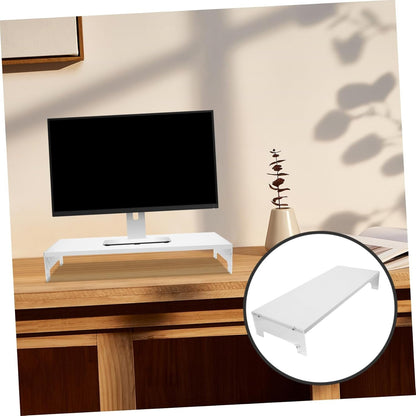 Tofficu Monitor Stand Riser with Legs Portable Laptop Stand for Desk Organization Heightening Computer Stand for Improved Posture and