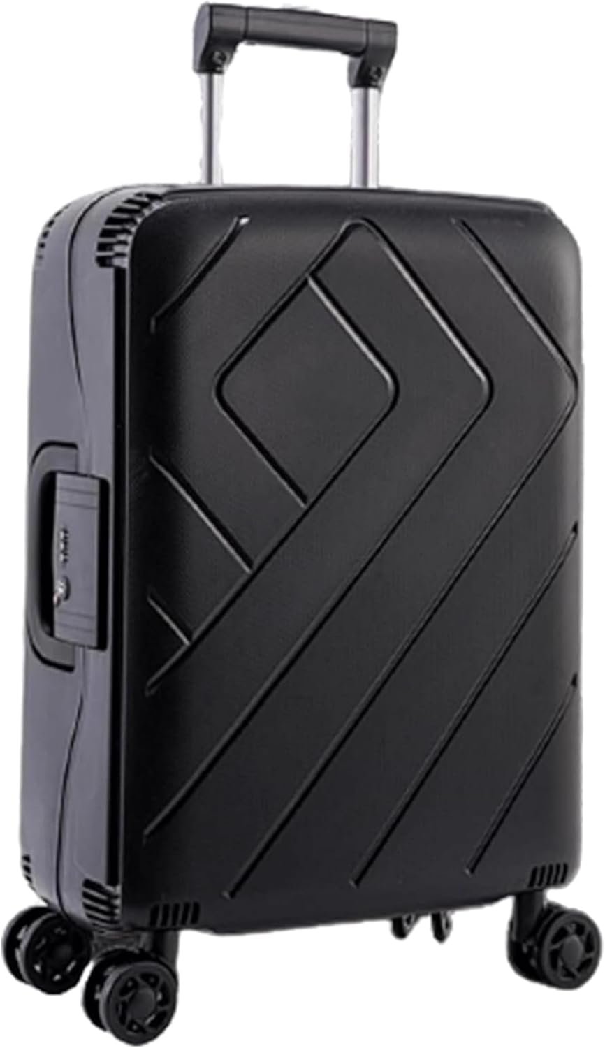 Luggage Suitcases with Wheels Large Capacity Storage Luggage Security TSA Combination Lock Carry On Luggage Lightweight Suitcase Lightweight and Durable(Black,24 in)