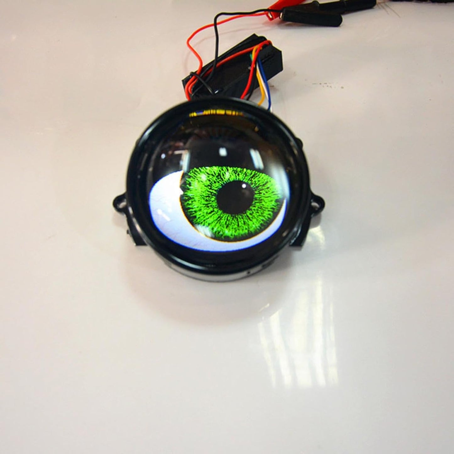 Devil Eyes Light, LED Dynamic Headlights, WiFi Control Car Light, 12V Headlight Bulbs, Projector Lens Lamp, Automotive LED Headlights, Dynamic LED Car Lights, WiFi Headlight Projector