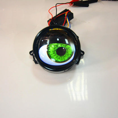 Devil Eyes Light, LED Dynamic Headlights, WiFi Control Car Light, 12V Headlight Bulbs, Projector Lens Lamp, Automotive LED Headlights, Dynamic LED Car Lights, WiFi Headlight Projector