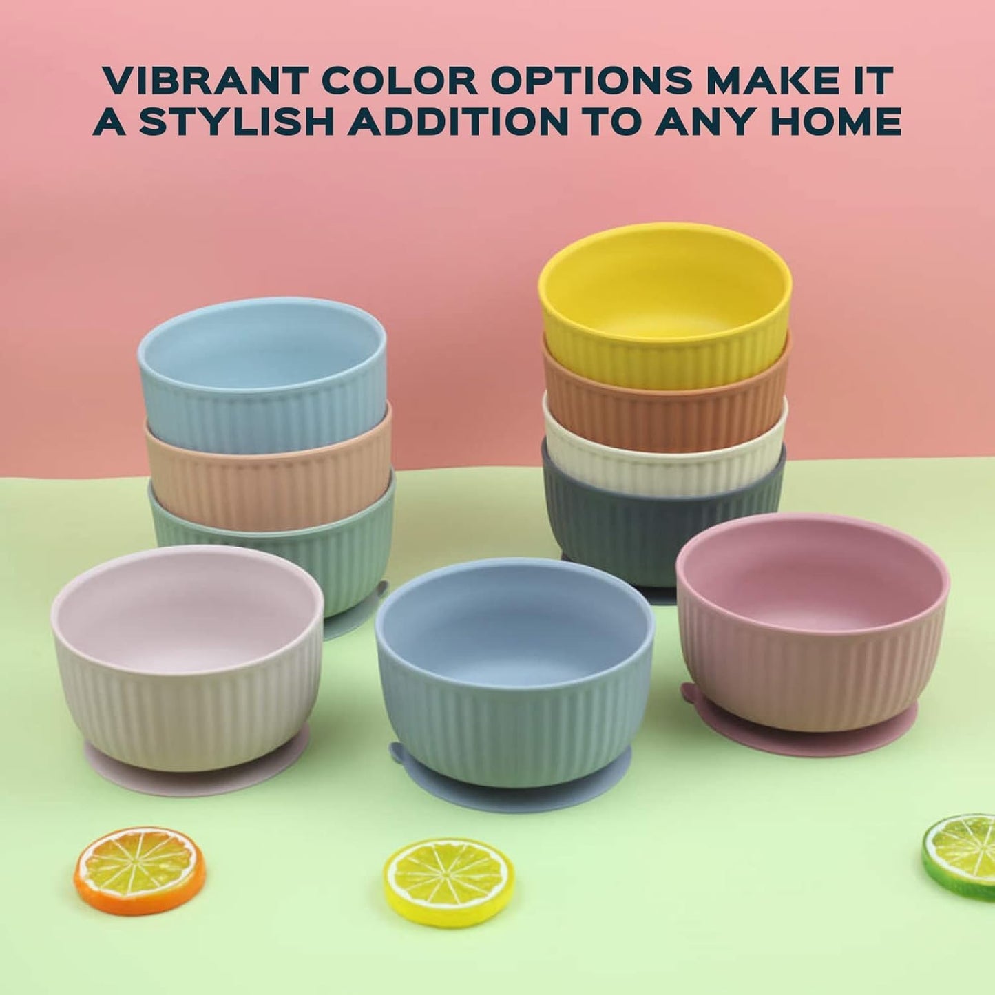 Silicone non-slip small pet watering bowl, cat food bowl, dog feeding bowl, kitten feeding bowl (SoftPink)