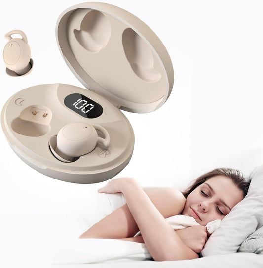 YUANJ Sleep Headphones,Soft Headphones Sleep Buds,Sleeping Earbuds with 24 dB Noise Isolation