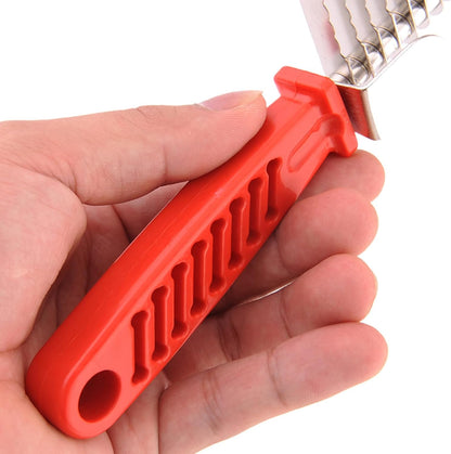 Dog Comb for Matted Hair, Pet Hair Removal Dog, Smooth Cats Dematting Tools, Ergonomic Brush Supplies for Indoor Outdoor Use for Families and Friends
