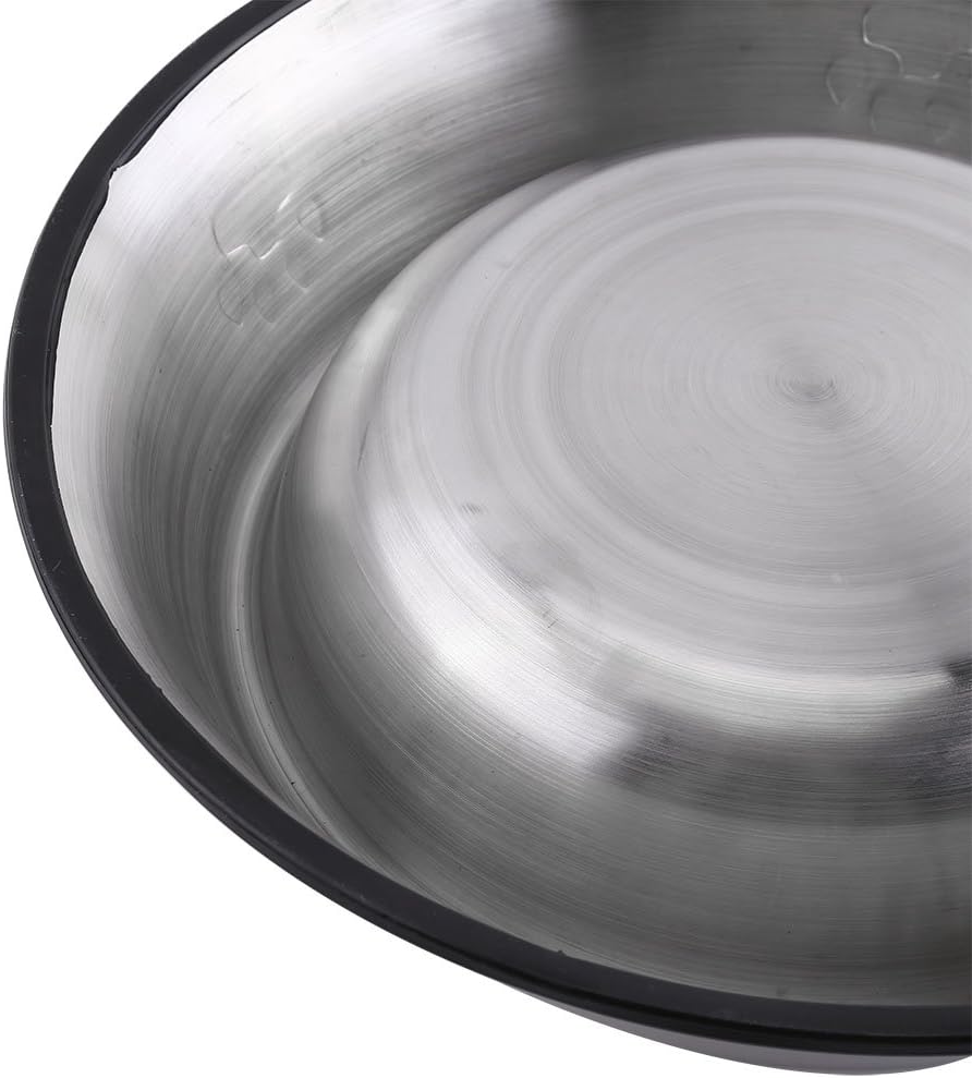 Cane che mangia Bwl, zampe antiscivolo Design in acciaio inossidabile per alimenti per animali domestici Strumento per l'alimentazione dell'alimentatore(30cm)