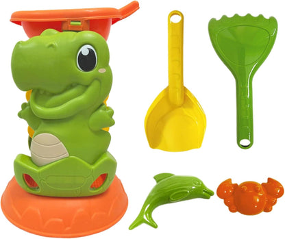 Iouyjiu Sandbox Play Game, Outdoor Water Park Toys, Pool Party Sand Toys with Sturdy and Safe Materials for Outdoor Activities and Exploration in Toddler, 1 Set