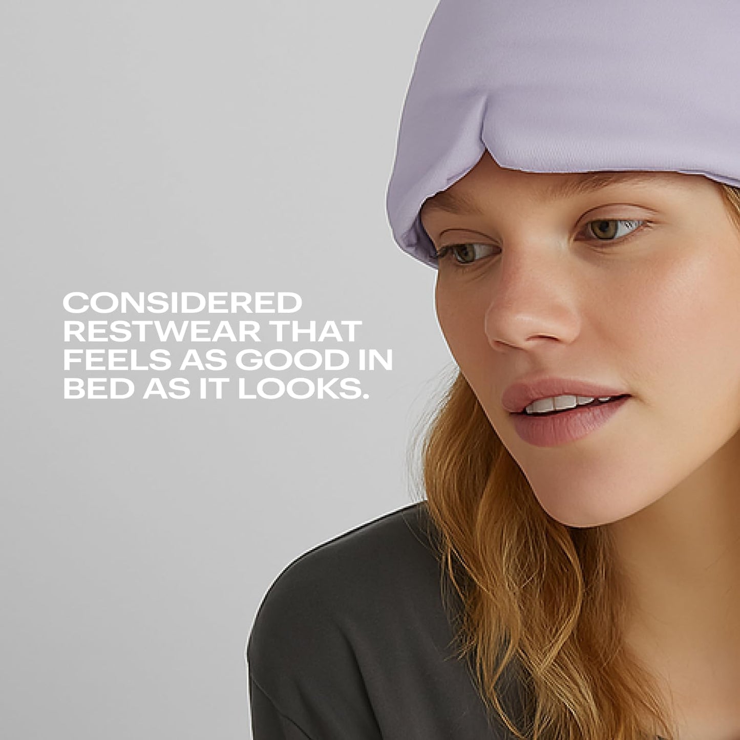 Lunya Sleep Mask with Box - Washable Silk Sleeping Mask and Headband for Beauty Routines - Thermoregulating Comfort - Periwinkle Eve - Small