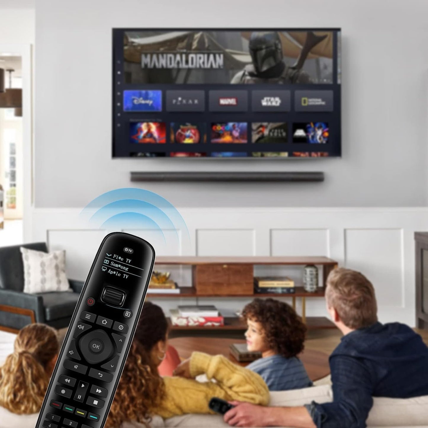 SofaBaton U2 Universal Remote with Smartphone APP, Long Range Infrared, All in One Universal Remote Control Compatible for Smart TVs/DVD/STB/Projector/Streaming Players/Blu-ray