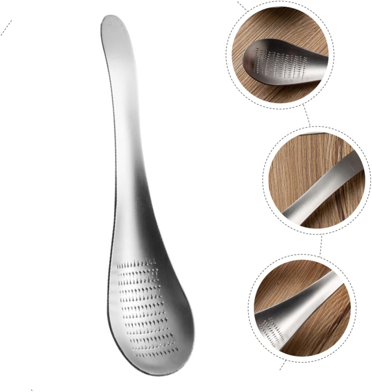 LALADEFIEE Food Prep Tool Heavy Duty Stainless Steel Grater Vegetable Fruit Shredder Easy Cleaning Storage