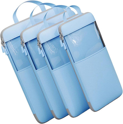 ZHENZQ Set of 4 Efficient Luggage Organization Bags Functional Organized Packing Container Expandable Compression Cubes Bags