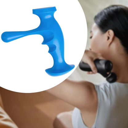 LeeQinersw Portable T Shaped Massager for Full Body Relief, blue