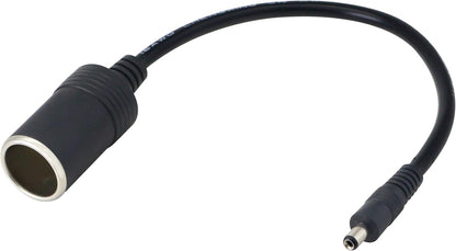 Cerrxian - 5.5mm x 2.1mm DC 12/24V Female Cigarette Lighter Socket to Female Car Charger Adapter