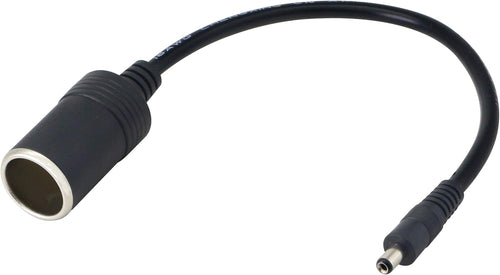 Cerrxian - 5.5mm x 2.1mm DC 12/24V Female Cigarette Lighter Socket to Female Car Charger Adapter