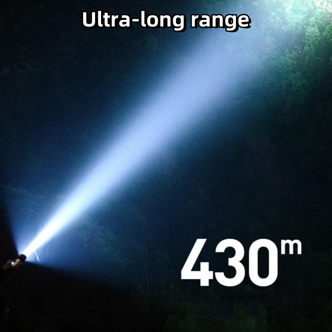 Rechargeable flashlights 10000 lumens, Handheld Tactical Torch, Led Flashlight for Home, Tactical Flashlight for Emergencies,4 Modes, IPX5 Waterproof, Super Bright Torch for Camping,Outdoor