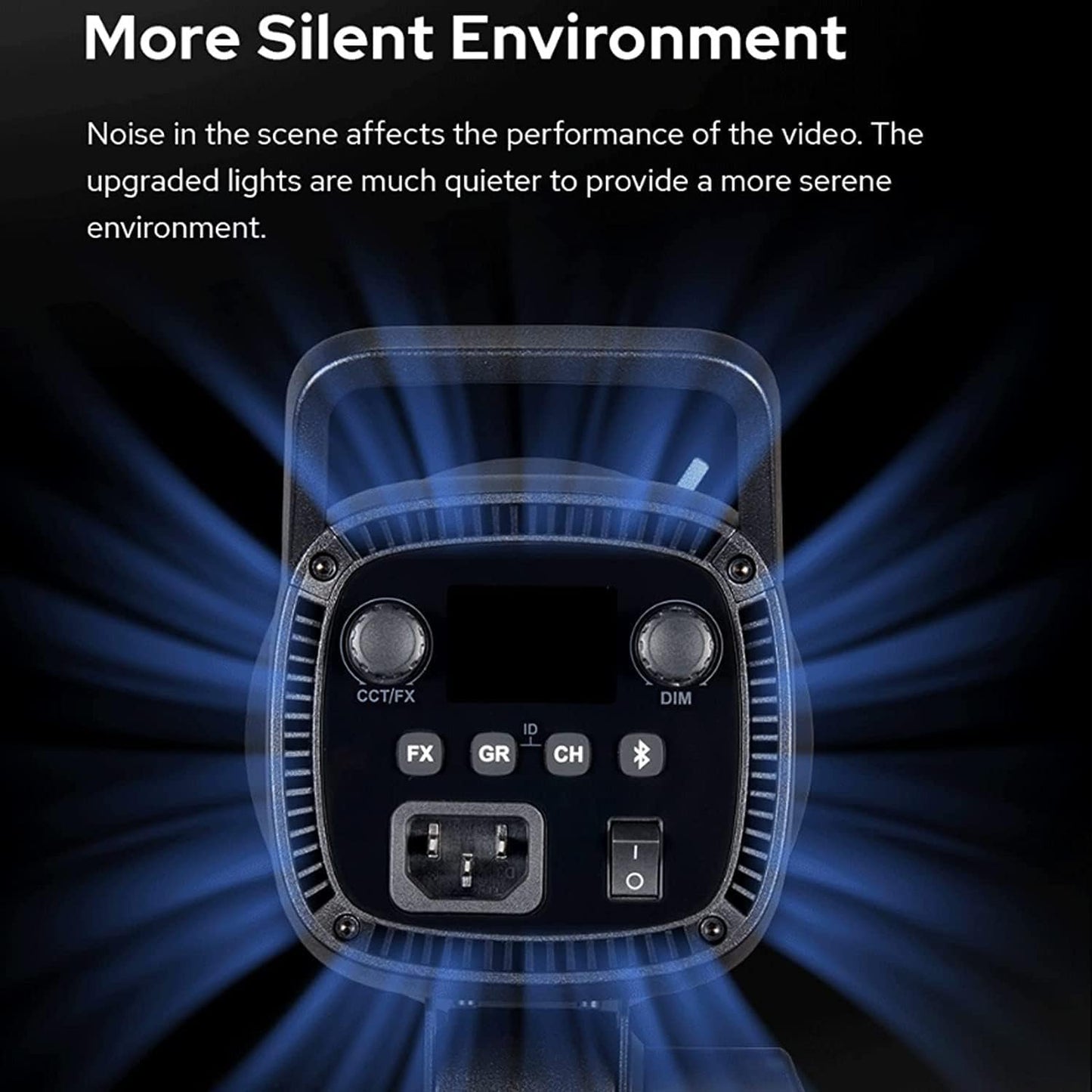Godox SL60IID 70W COB Bowens Mount LED Video Light, 5600K Continuous Output Light Support Bluetooth APP Control (SL60W Upgrade Version)