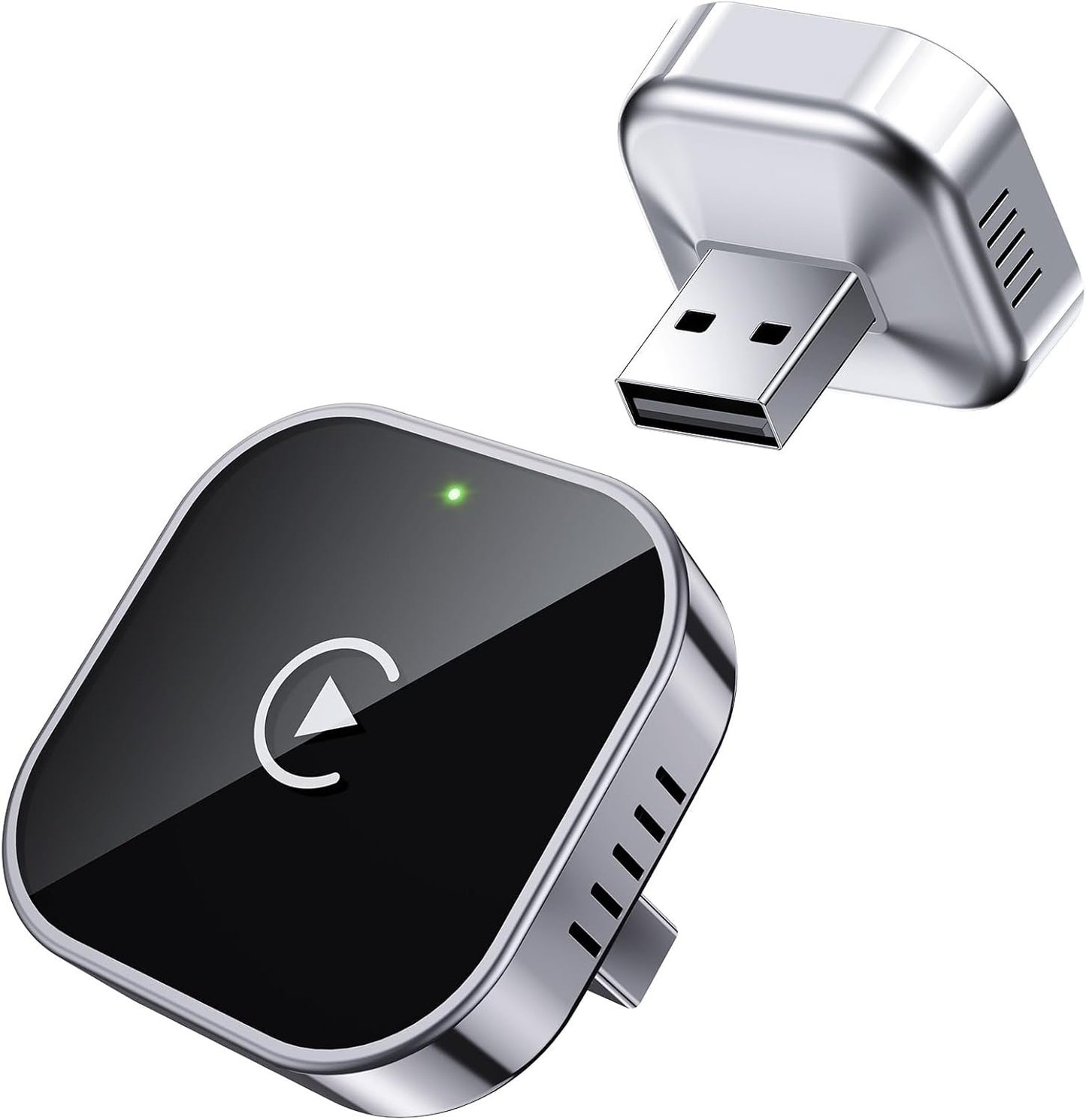 Teeran Wireless CarPlay Adapter 2025 Upgrade Wired CarPlay to Wireless, Mini USB Design for Cars with Built-in Wired Apple CarPlay Seamless Use Fast Stable Connection Car Play Dongle for iPhone