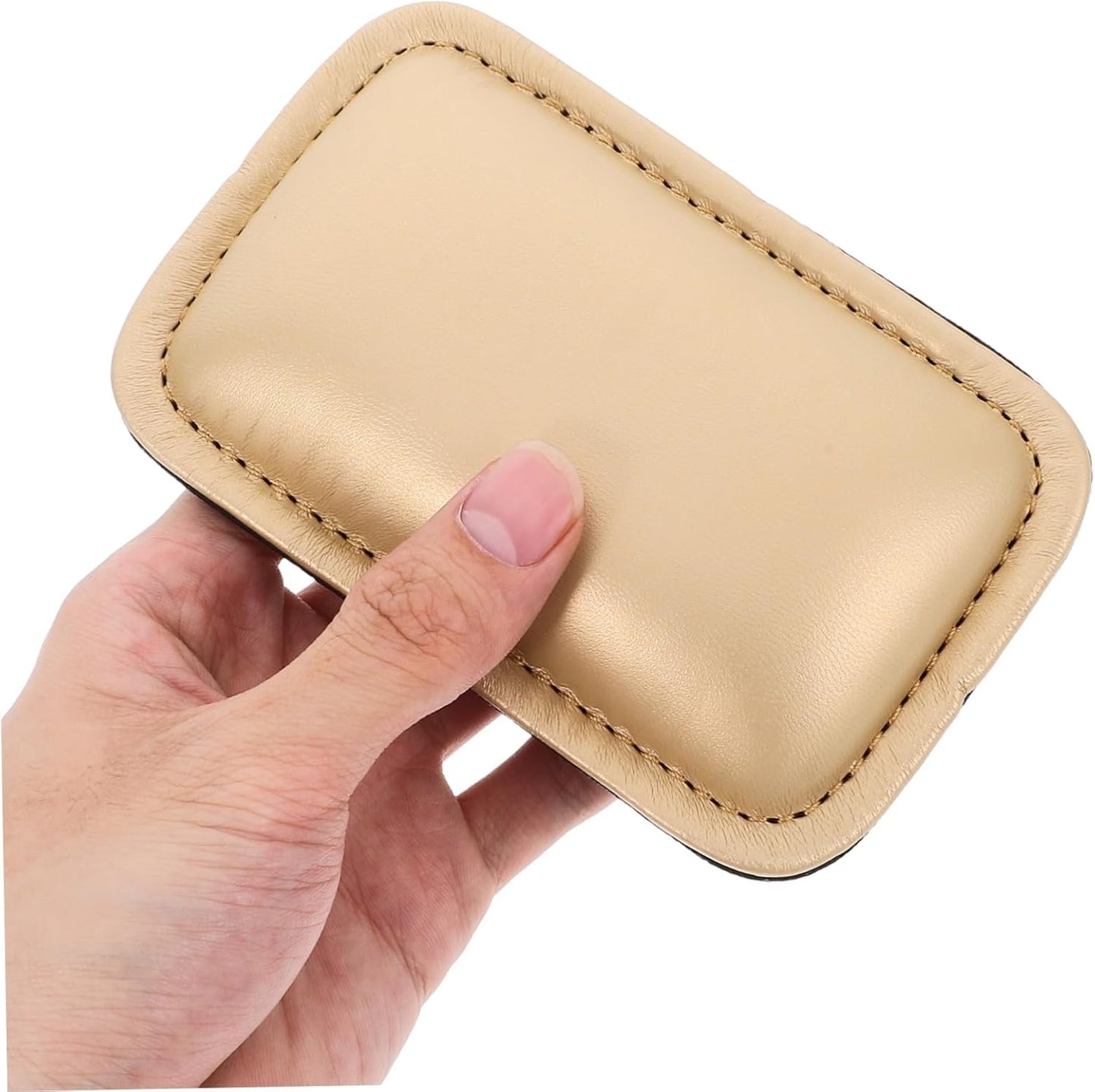 HOODANCOS Ergonomic Mouse Pad Wrist Rest Leather Office Essential Wrist Pillow Smooth Surface Movement