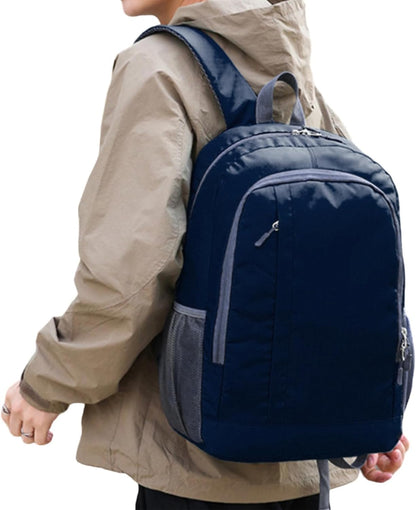 Nuyhgtr Daypack Hiking Backpack Foldable Lightweight Hiking Bag, Large 30L Waterproof Outdoor Gear Storage, Compact Travel Rucksack for Men Women Camping Cycling Trekking, 30x15x46cm