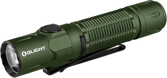OLIGHT Warrior 3S Tactical Rechargeable Flashlight, 2300 Lumens Bright LED Flashlights with 6 Output Settings, Ideal for Hiking, Rescue, Law Enforcement (OD Green)