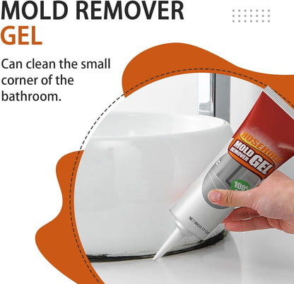 Mold Remover Gel – Powerful Mould Remover for Deep Cleaning | Mould Magic Mildew Cleaner for Bathroom, Kitchen, Tile Grout, Walls & Seals | 2-Pack Household Essential