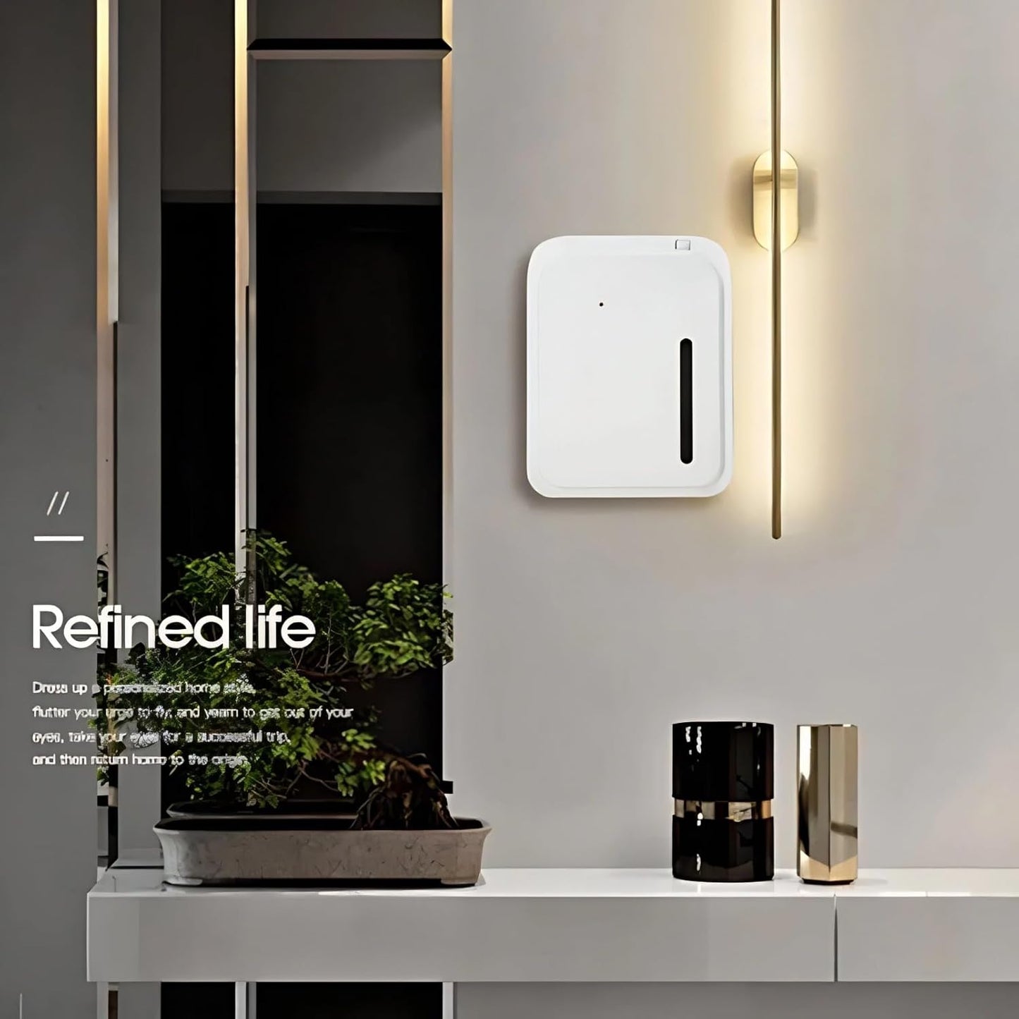 Aromatherapy Diffuser,Intelligent Timing Function Essential Oil Diffuser,Waterless Fragrance Expansio Smart Scent Air Machine,for Hotels Bathrooms Living Rooms Offices