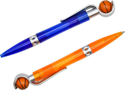Lopenle 32PCS Novelty Basketball Pens Sports Ballpoint Pens Cool Sports Writing Pen For Stationery School Office Desk Decor Accessories