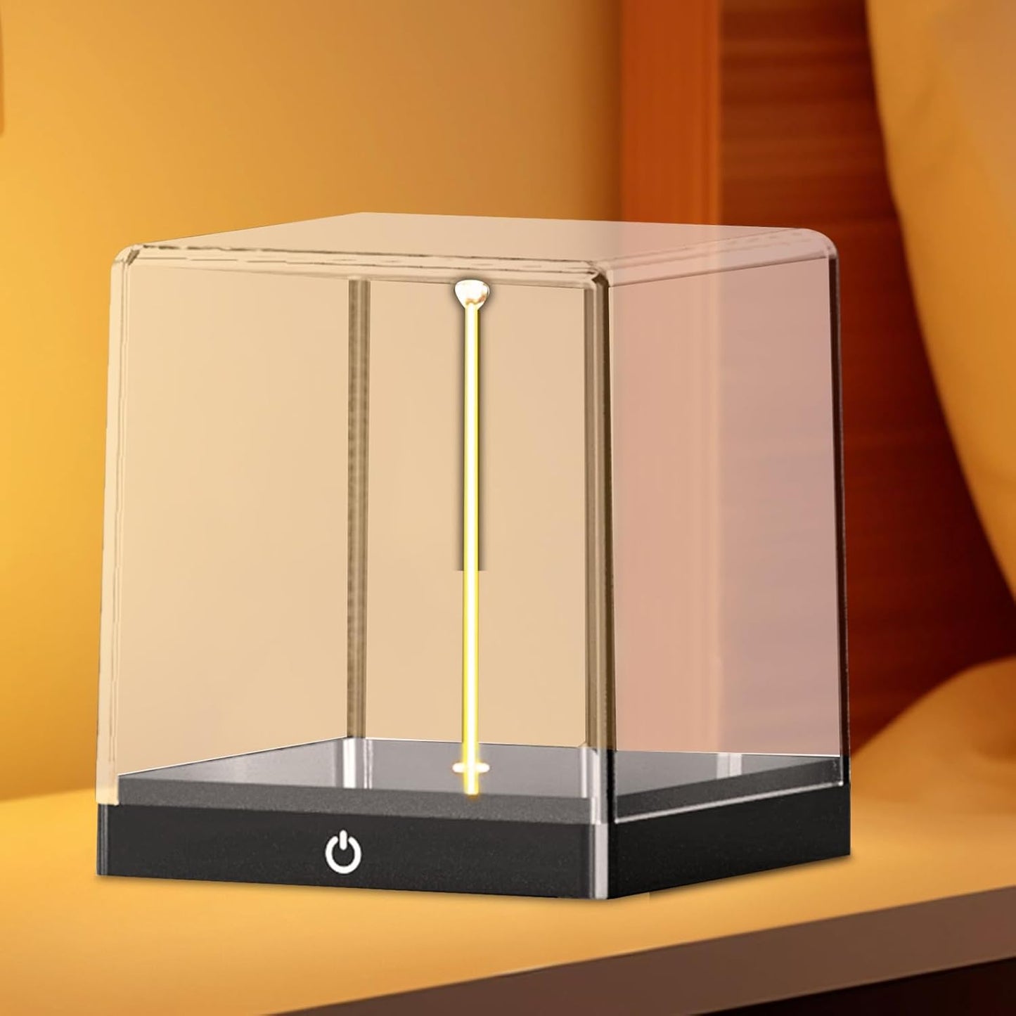 Rechargeable Magnetic Night Light Modern LED Touch Table Lamp for Bedroom Living Room Study Wall Decoration Portable Ambient Lighting Accessory Home Elegant Gift