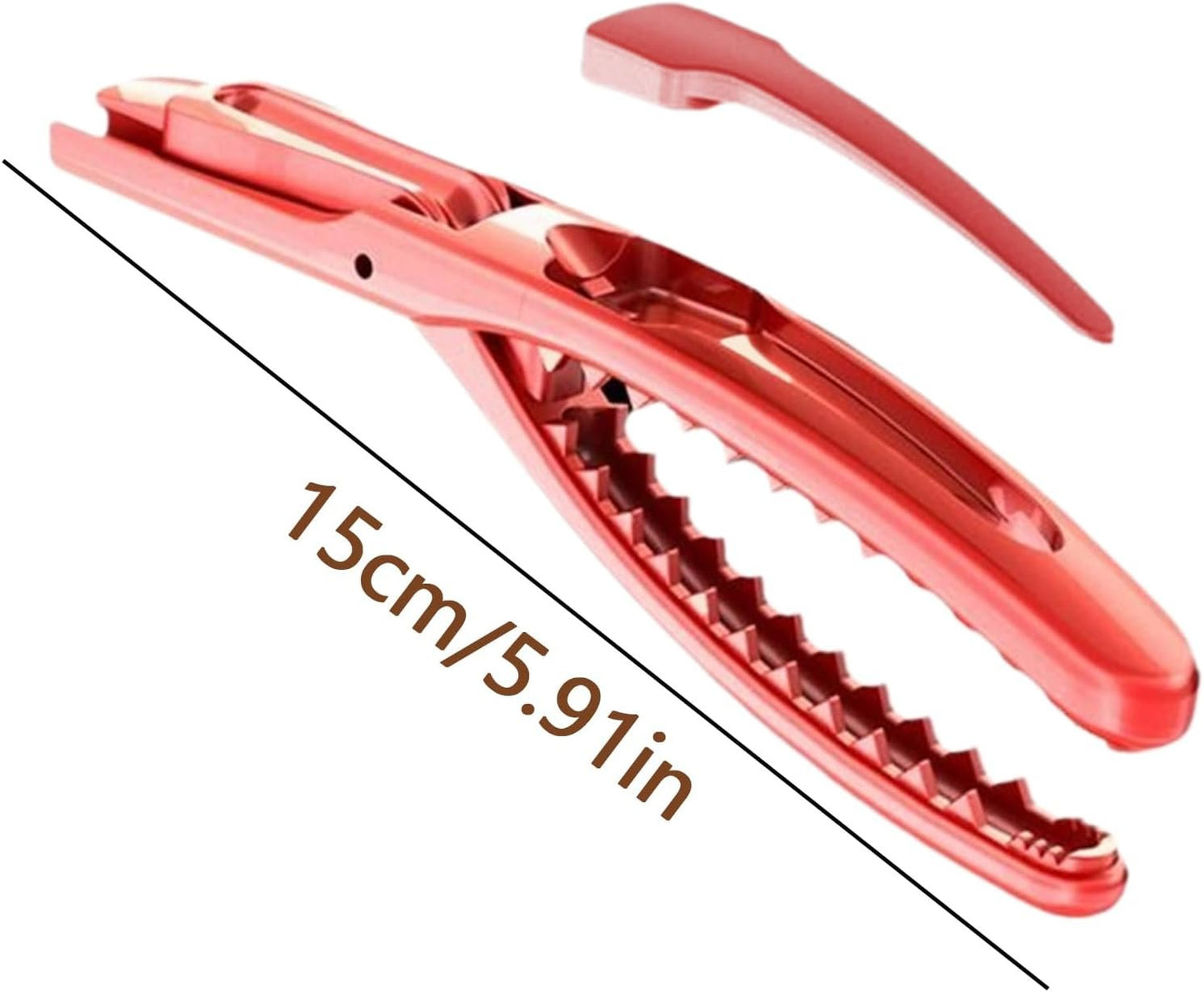 Crawfish Peeler, Shrimp Shucker Tool, Seafood Shelling Device with Ergonomic Handle, Fast Shell Remover Commercial Cooking, Food Prep, Home Kitchen Perfect for Restaurant, 15cm Red