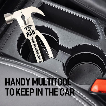 Dad Gifts From Daughter,Son and Kids,Gifts for Dad Who Wants Nothing,Handy Hammer Multitool Gifts Ideas for Dad.