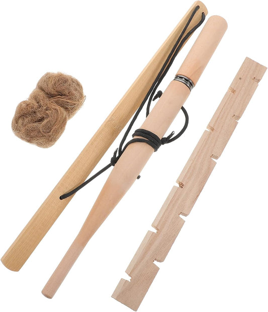 Abaodam Camping Fire Starters Kit Multifunctional Wood Bow Drill Tool for Boy Girl Outdoor Survival Learning Lightweight Portable for Family Activities Hiking Fishing and Picnics