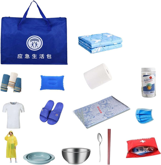 Survival Tool Kit - Emergencies Survival Supplies - Outdoor Survival Gear Tool for Trip, Camping, Hiking, Outdoor Preparedness Equipment