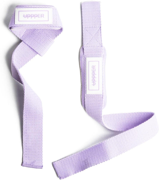UPPPER Weight Lifting Straps with Padded Neoprene for Deadlifts, Strength Training, Gym Workouts - 22" Cotton Straps for Men & Women | Premium Fitness Gear