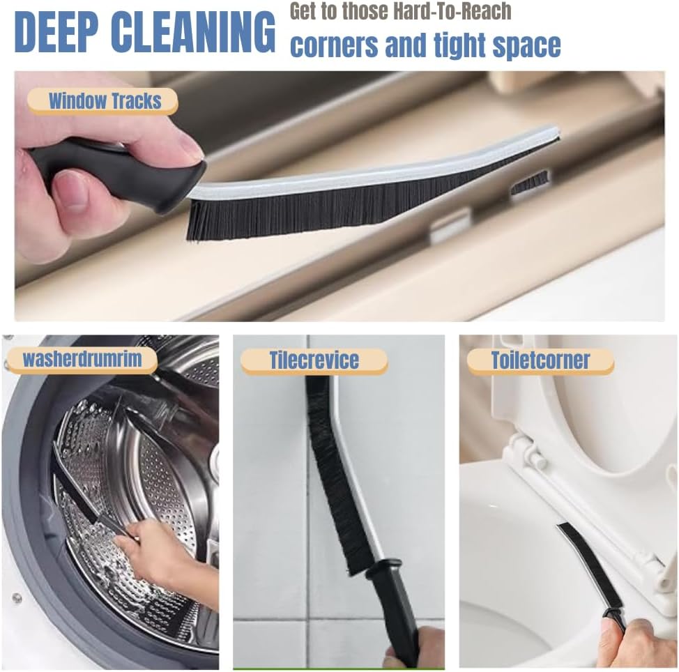 Cleaner Scrub Brush Tool for Hard-to-Reach Tight Space, Multifunctional Gap Scrub Brush, Home Essentials