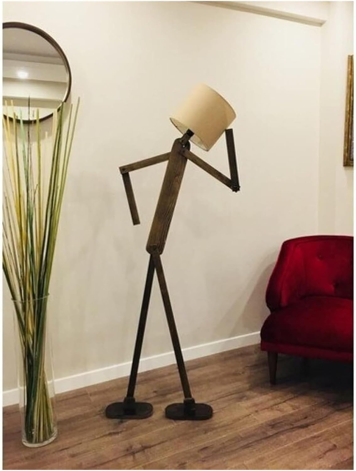 NXSLONE Floor Lamp, Smart Foot Lamp Floor Lamps Bedroom Bedside Living Room Decoration Indoor Lighting Standing Lamps for Living Room