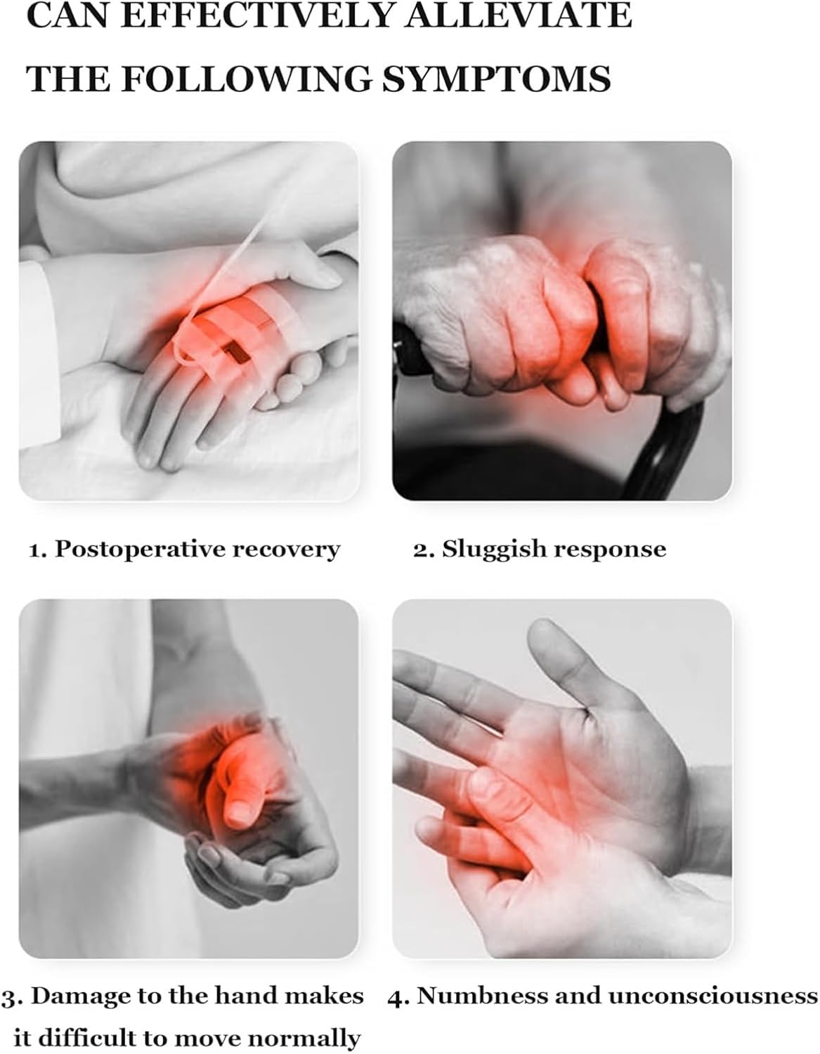 Guanti Robot Riabilitativi Trainer Della Mano Per Ictus Fisioterapica Attrezzi Riabilitazione Artrite Guanti Da Massaggio Per Pazienti Con Ictus Emiplegia(Left,Small)