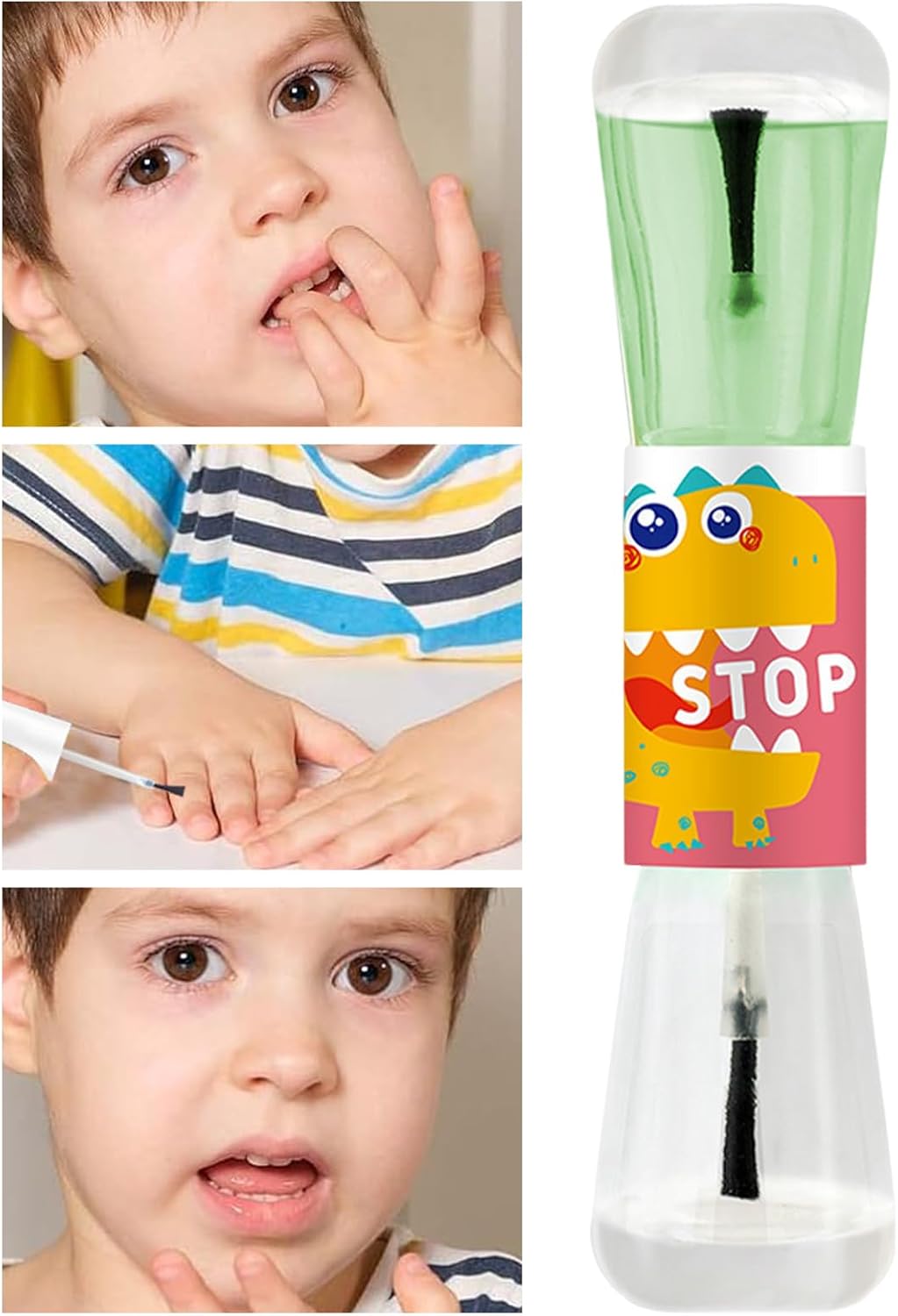 Anti Nails Biting Treatments, No Bite Nail Polish, Nail Care Strengthener, Bitter Nails Deterrents for Kids and Adults, Finger Sucking Prevention, Long-Lasting, 1 Piece