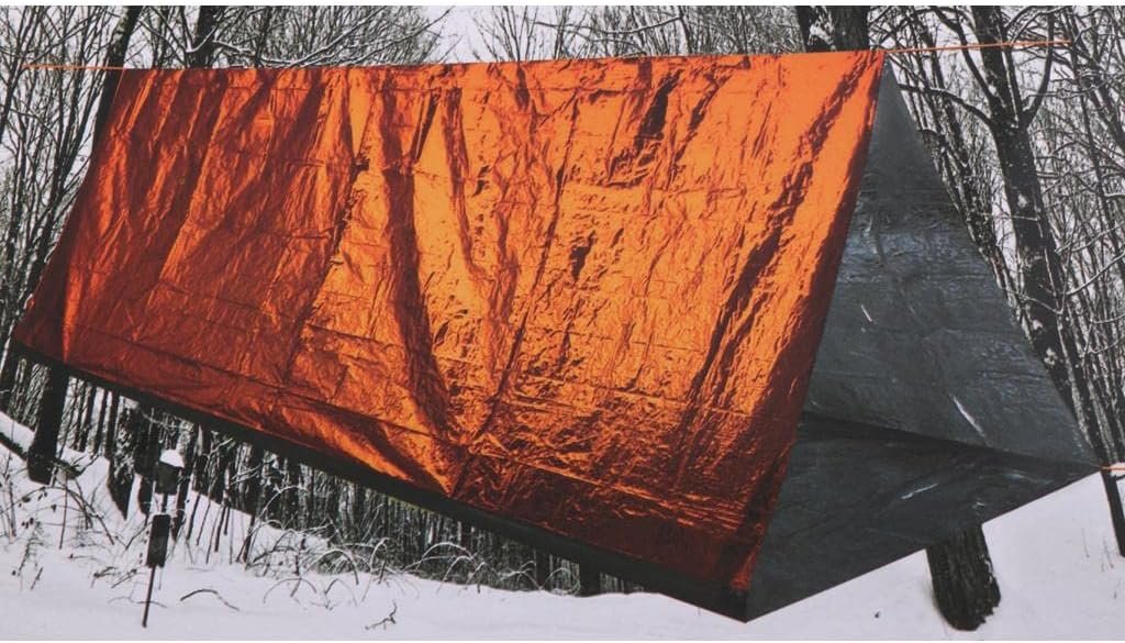 BESSTUUP Outdoor Lightweight Blanket Sleep Survival Camping Shelter Tent