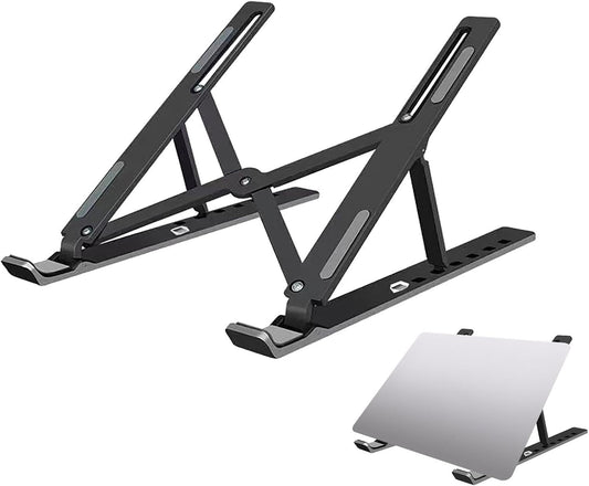 Laptop Liftable Desktop Mount - Cooling Laptop Bracket,Silicone Non-Slip Notebook Riser Mount for Notebook, Laptop, Computer, Tablet, PC