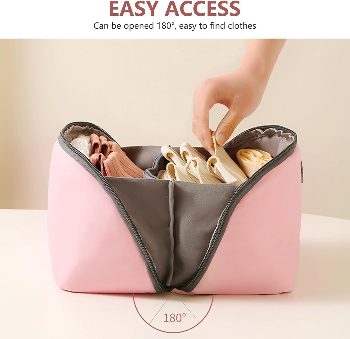 Bra Underwear Storage Bag Travel Lingerie Pouch, 1Pc Travel Underwear Storage Bag,Portable Waterproof Bra Storage Bag,Large Packing Organizer Bra Underwear Storage Bag,Portable Underwear Storage Bag