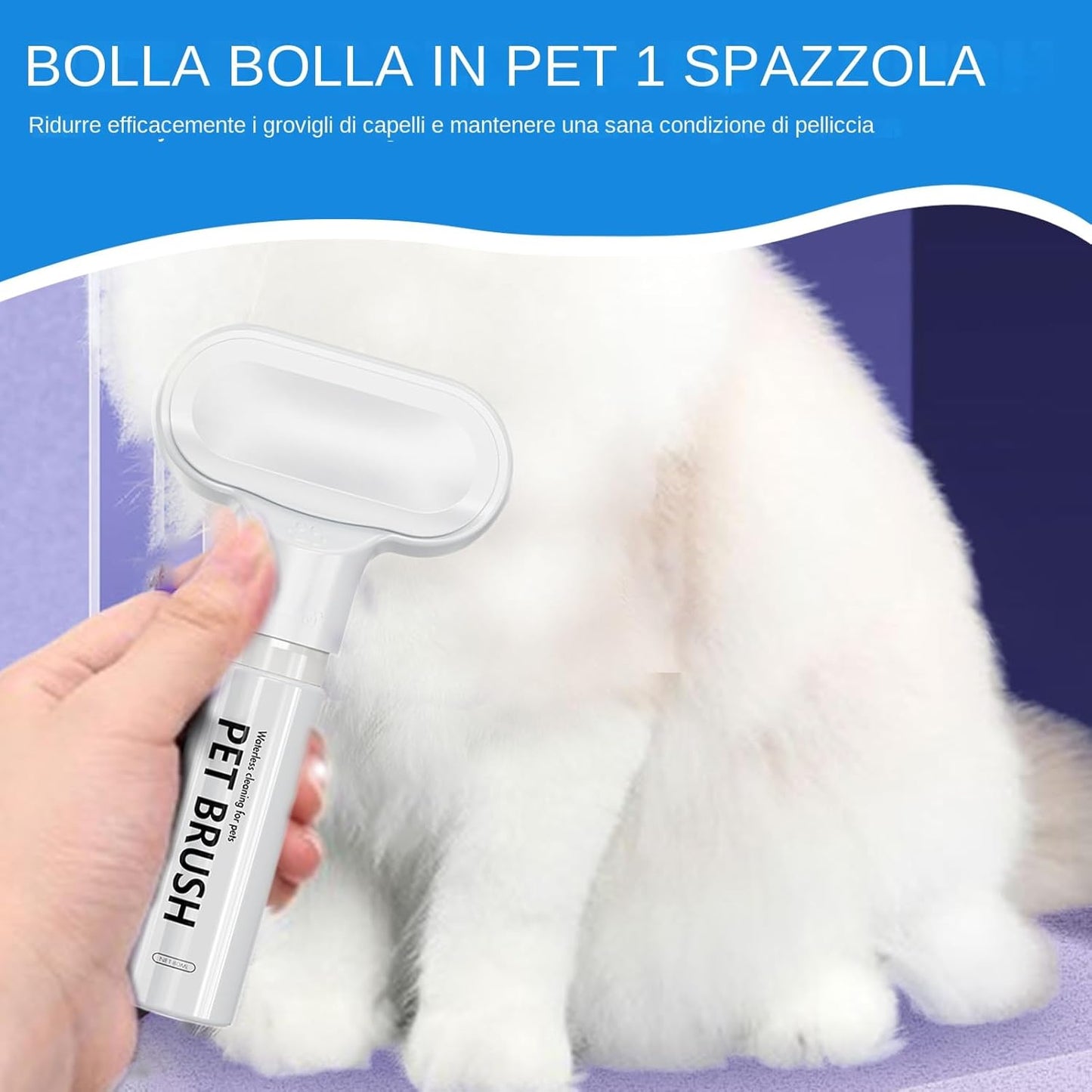 Soap Dispenser Tool, Massage Comb, 20 x 11 x 4 cm, Dog Washing Brush, Portable Short Long Hair, Gentle Grooming Scrubber for Puppies, Cats, Easy-Clean Pet Care Accessory