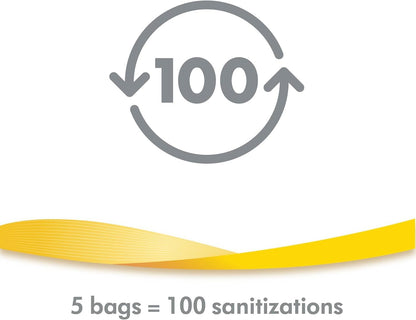 Medela Quick Clean Micro-Steam Bags Eliminates 99.9% Of The Most Harmful Bacteria And Germs ( Packaging May Vary )