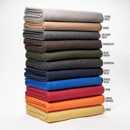 Arcturus Military Wool Blanket - Warm, Thick, Washable - Great for Outdoors, Camping, Stadium Blanket, Picnics, Travel - Car & Bushcraft Survival Kits, Large 64in x 88in 4.5 lb