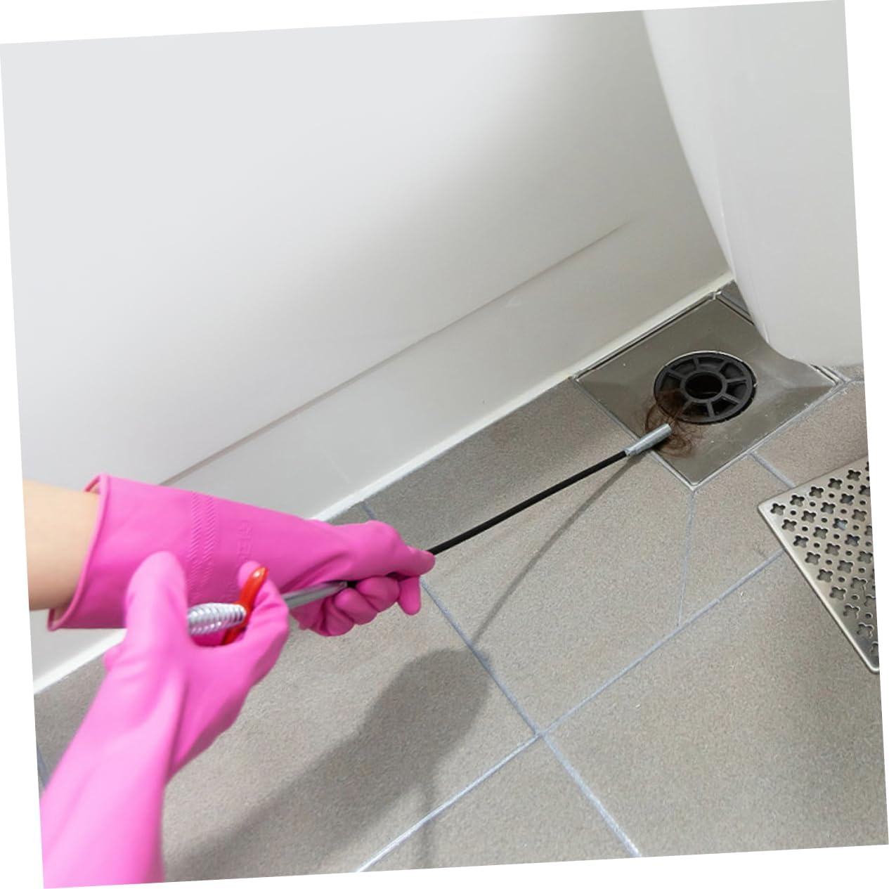 Outanaya Flexible Grabber Claw Tool for Quick Sink Cleaning and Drain Unblocking Durable Dredging for Toilets Bathrooms and Kitchens Essential Hair Removal Tool