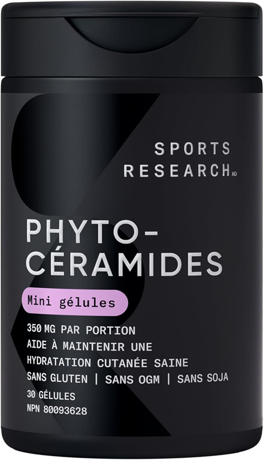 Phytoceramides 350mg per softgel - Plant Derived Ceramides for Healthy Skin and Hydration - Non GMO with No Fillers or Synthetic Vitamins - 30 Liquid softgels