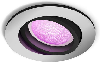 Philips Hue Centura White and Colour Ambiance Smart Ceiling Light [Round - White] with Bluetooth, Compatible with Alexa, Google Assistant and Apple Homekit