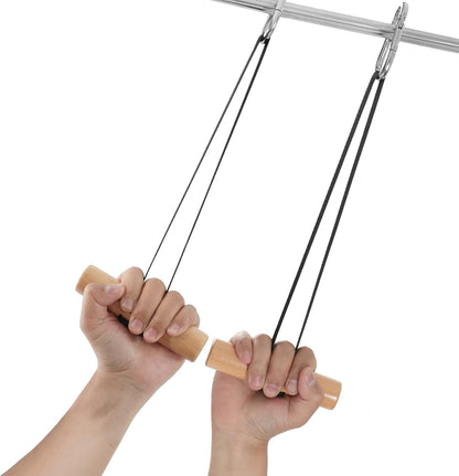 Pull Up Handles Grips Fitness Strap Heavy Duty Cable Machine Handles Training Grip Strength Sling Trainer for Home Gym Pull-up Bars Barbells and Pulling Machines