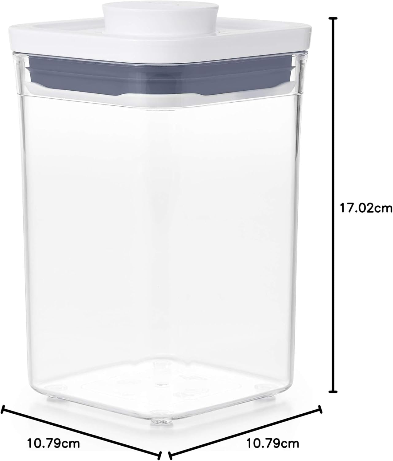 OXO Good Grips POP 2.0 Small Square Storage Container, 1 Litre