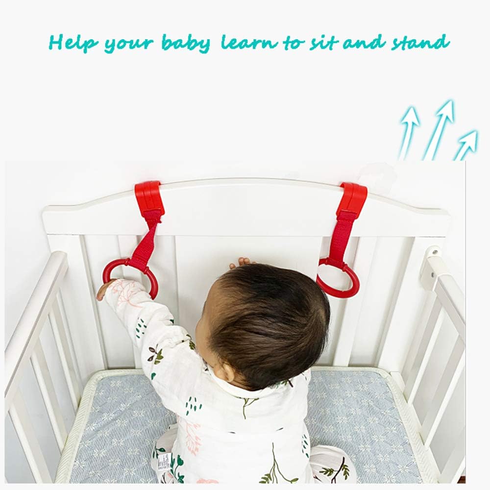 Baby Pull up Ring for Playpen and Crib - Toddler Walking Assistant, Standing Rings for Play Pen